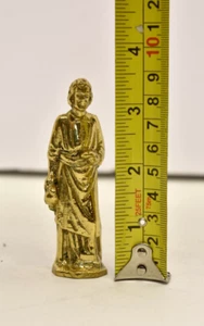 + Messing Statue Hl. Josef + 3,5" ht. - Verkaufen Sie Ihr Haus - #163B - Kelch Co. - Bild 1 von 7