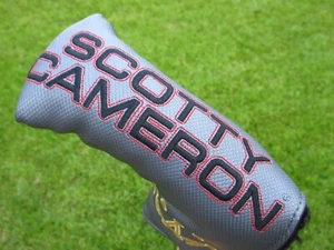 Scotty Cameron 2018 SELECT gris Titleist & Crown Blade Putter Headcover - Imagen 1 de 3