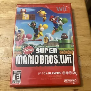 Super Mario Bros. Wii (Nintendo Wii, 2009) Complete Case, Game, Manual + - Picture 1 of 6