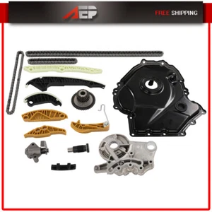 Timing Chain Kit Engine Cover Solenoid Kit For Audi VW 2.0L Jetta GTI A4 TT Q5 - Picture 1 of 15