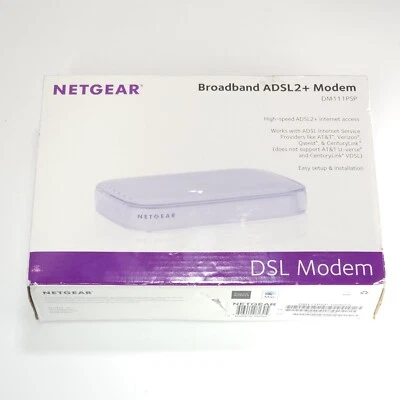 Netgear DM111PSP-100NAS Broadband ADSL2+ Modem - White - Image 1 of 4