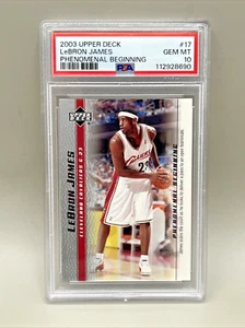 2003 Upper Deck Lebron James Phenomenal Beginning #17 GEM MT PSA 10 Rookie RC - Bild 1 von 2