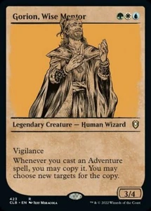 Gorion, Wise Mentor x1 1x Showcase Commander Baldur's Gate NM MTG - Picture 1 of 1