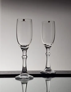 Tapio Aktivkala par copa champán "Amapola" (Unikko) años 80 cristalería Iittala - Imagen 1 de 6