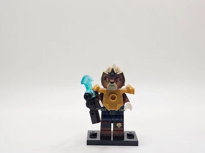 LEGO minifigure Lavertus loc055 Legends of Chima lion dark brown heavy armor - Image 1 of 4