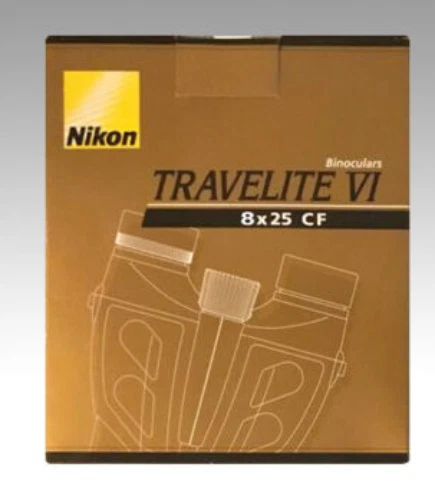 Nikon Binoculars TRAVELITE VI 8x 25 CF T68X25 JAPAN NEW w/Tracking Free Shipping - Image 1 of 1