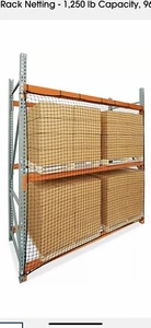 Palettenregal-Netz - 1.250 Pfund Kapazität, 96 x 96 Zoll - Uline H-3918 - Bild 1 von 5