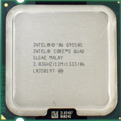 Intel Core 2 Q9550S 2.83GHz Quad Core 12M LGA775 CPU Processor - Image 1 of 3