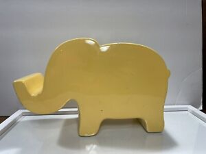 Elephant Piggy  Bank Yellow