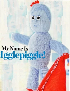 ✨C28 Knitting Pattern Iggle Piggle IgglePiggle Ideal Easter Gift Toy FREE POST - Picture 1 of 3