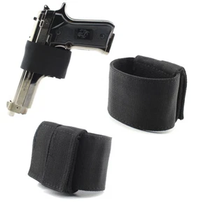 Tactical Pistol Holster Universal Hook and Loop Holster Fits Most Handgun Black - Picture 1 of 11