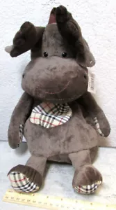 Niedlicher Plüschtier Stoffelch Kinder Rucksack mit Reißverschlusstasche & zwei Riemen - super! - Bild 1 von 6