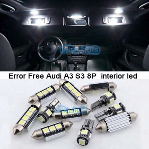 16x White Canbus lamp Interior LED Light Kit For 2005-2013 Audi A3 S3 8P M+Tool - Bild 1 von 7