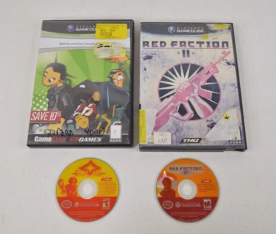 Lot of 2 Nintendo GameCube Games Red Faction II & Sphinx and the Cursed Mummy - Image 1 of 4