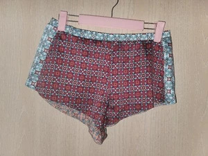 Victoria's Secret Silky Satin 100% Polyester Geometric Sleep Shorts Size Small - Picture 1 of 10