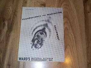 Ward's Fluorescence And Radiation Equipment Catalog No 531  PB ILLUS 1953 - Picture 1 of 4
