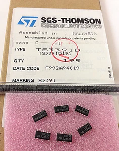 6 piezas TS339 ID MICROPOWER QUAD CMOS COMPARADOR -40 a +85°C TLC339 NUEVO - Imagen 1 de 9