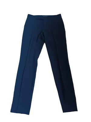 Брюки женские Ralph Lauren Black Label средняя посадка прямые черные шерстяные плоские размер 2 - Изображение 1 из 4