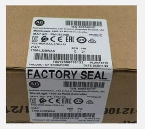 Nuevo controlador de 32 puntos DHL MicroLogix 1400 sellado de fábrica AB 1766-L32BWAA / C - Imagen 1 de 3