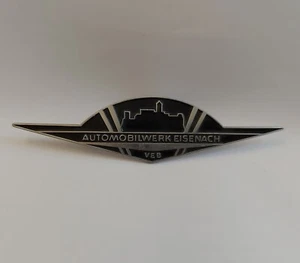 Vintage Wartburg 353 Metal Emblem Car Logo 60s - Picture 1 of 6