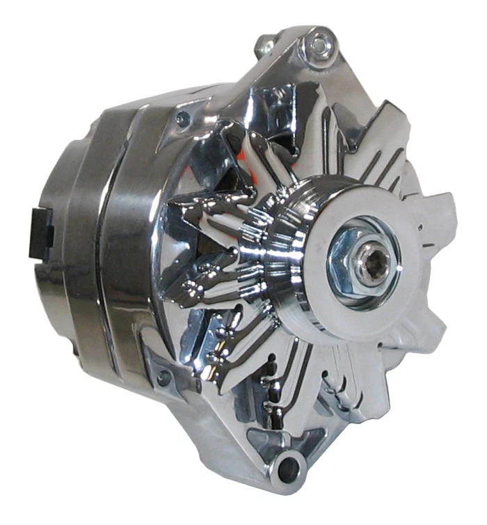 POWERMASTER ALTERNATOR,POLISHED,12SI,140AMP,67293,CHEVY C,G,K,R,S,T,V TRUCKS - Image 1 of 1