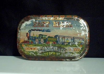 Lata de tabaco de bolsillo plano Fast Mail Foto 1 de 4