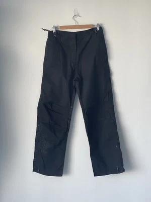 MAHARISHI Black Twill Dragon Cargo Pants – Embroidered Snopant Style –UK 8 - Image 1 of 4