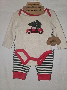 Baby Christmas Outfit 4 Piece 3mos - Picture 1 of 5