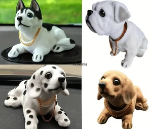 🐶Bassotto traballante Husky Dalmata Bull Dogge Auto Camion Veicolo Bassotto traballante Auto Decorazione  - Foto 1 di 11