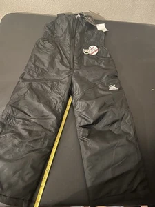 ZeroXposur Girls Kids Winter Bib Snow Ski Pants Black pink Size 4/5 - Picture 1 of 5