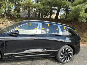 Polished Window Trim Package 14pc fits 2024-2025 Lincoln Nautilus - Picture 1 of 2