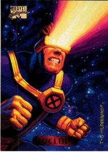 Tarjeta de colección 1994 Marvel Masterpieces Cyclops #25 X-Men Hildebrandt arte cómic - Imagen 1 de 2