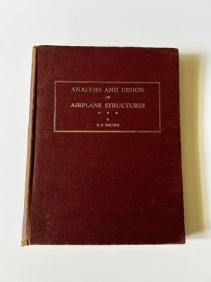 Analysis And Design of Flight Vehicle Structures By E.F. Bruhn 1947 Vintage HC - Image 1 of 4