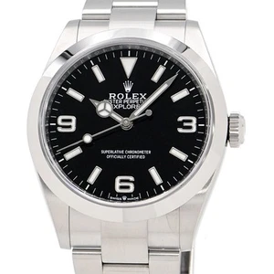 ROLEX Explorer 40 Random Number (2023) 224270 Black Men's Used Watch #432122 - Picture 1 of 7