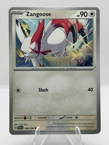 Zangoose 146/198 Sv01: Scarlet & Violet Base Set Regular TCG Pokémon Card NM - Picture 1 of 2