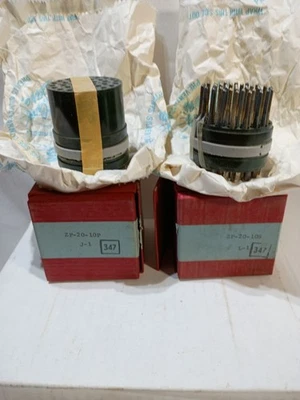 Pyle ZP-20-10S, ZP-20-10P Silver Plated 37 Pin Connectors Receptacle Audio Music - Image 1 of 4