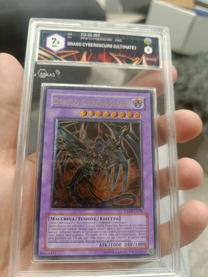 Drago Cyberoscuro CDIP Ultimate GRAAD 7 Yu Gi Oh Yugioh Cyberdark No Ldd Lob - Immagine 1 di 1