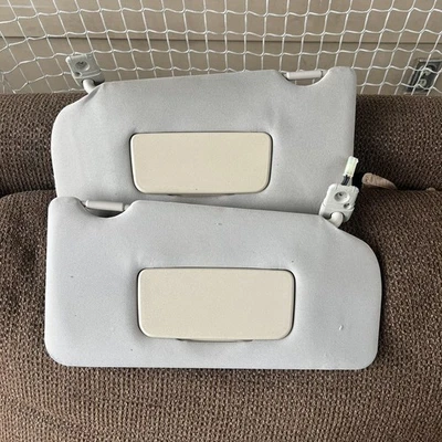 2009-2012 Nissan Altima Sun Visor Beige Set Pair Left & Right OEM - Image 1 of 4