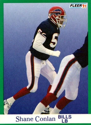 1991 Fleer Shane Conlan Buffalo Bills #1 - Image 1 of 2