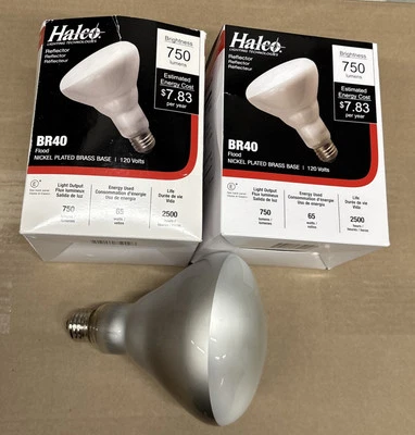 65BR40/FL /H Halco BR40FL/65/H # 75010 Hal BR40 Flood   *2-pcs - Image 1 of 4