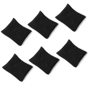 6pc-Velvet Small Bracelet/Watch Pillow Jewelry Displays (Black) - Picture 1 of 7