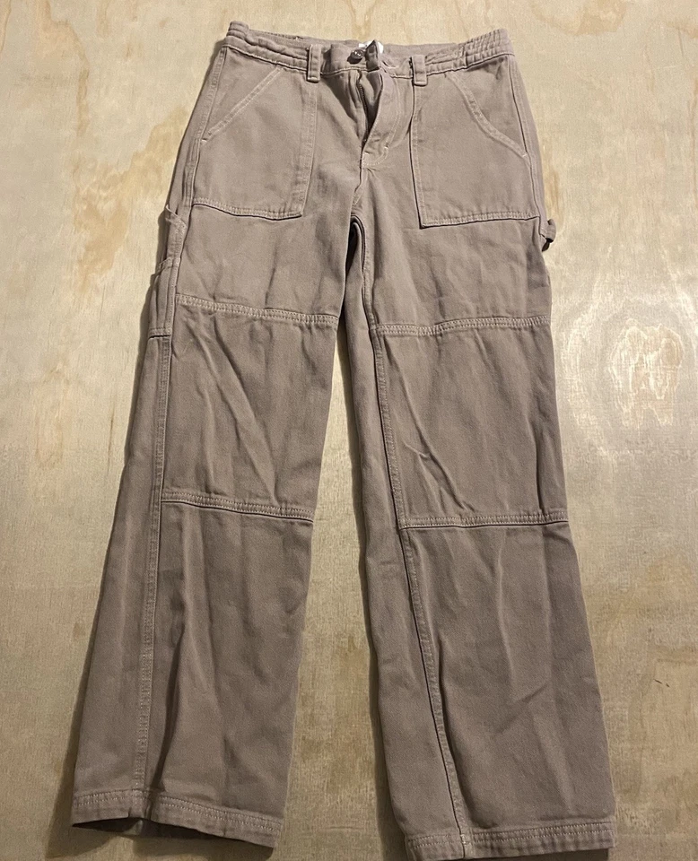Pantalones utilitarios cargo BDG x Urban Outfitters Y2K 27x32 caqui grunge patinador Foto 1 de 4