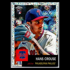 2022 Topps Chrome Platinum - #172 Hans Crouse RC Speckle Refractor /150 - Picture 1 of 2