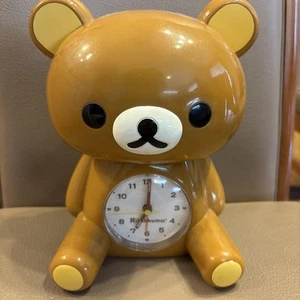 Rilakkuma Alarm Clock Piggy Bank Brown Bear Design Working - Picture 1 of 4