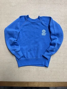 Vintage 1970s 1980s Walt Disney World Epcot Center Crewneck Sweatshirt Kids Med - Picture 1 of 5