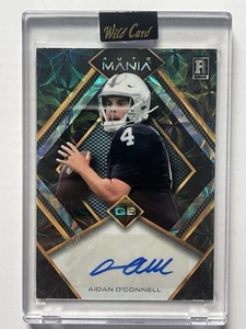 2023 Wild Card Auto Mania Aidan O'Connell Rookie Auto /2 SSP Encased RC Signed - Picture 1 of 5