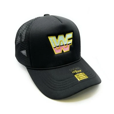 Retro años 80 lucha libre malla camionero SnapBack (negro) Foto 1 de 2
