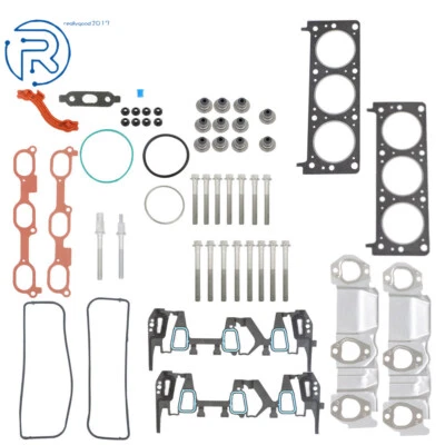Juego de juntas de culata de motor con pernos para Chevrolet Equinox Pontiac 2006-2009 3,4 L V6 Foto 1 de 4