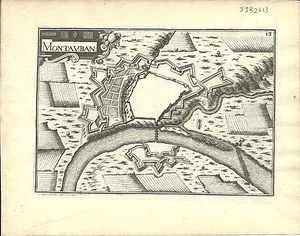 Antique map, Tassin, Montauban - Bild 1 von 1