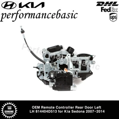 OEM Remote Controller Rear Door Left LH 814404D513 for Kia Sedona 2007-2014 - Image 1 of 4